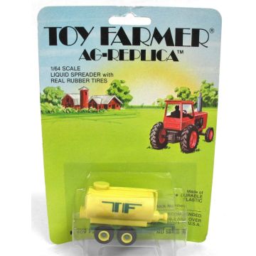 UB -  - Spreader, manure liquid, yellow tank, greeen base, Toy Farmer card - 1/64