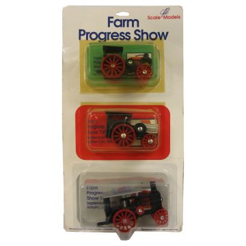 UB - Set - Steam engine Farm Progress Set of 3 1989, 1990, 1991 - 1/64