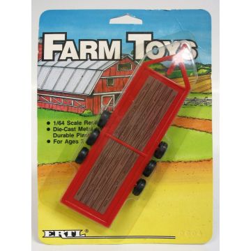 UB -  - Trailer Machinery red, red rims - 1/64