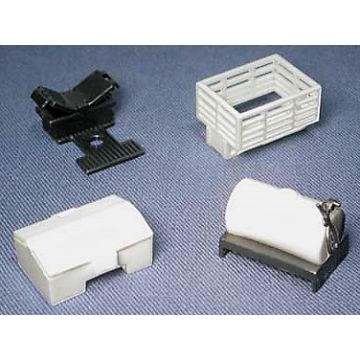 UB -  - Accessories, for 4x4 truck, black & white - 1/64