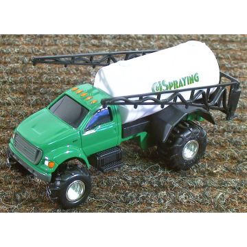 UB - Truck - Sprayer Truck, green cab - 1/64