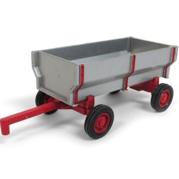 UB -  - Silver & Red Flare Box Wagon, , Ertl Vintage Vehicles - 1/43