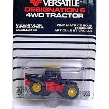 Versatile - 836 - 4WD duals, Versatile red and yellow, V on front - 1/64