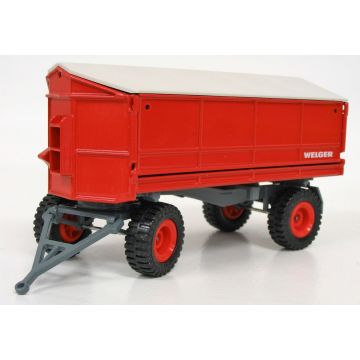 Wegler -  - Trailer, side tipping, with tarp - 1/32