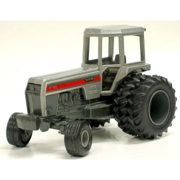 White - 2-155 - 2WD, rear duals, First Edition, red stripe - 1/32