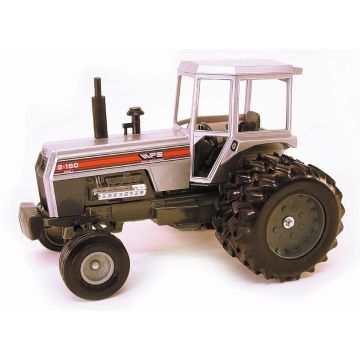 White - 2-180 - 2WD, duals, Cab Series III, red stripe - 1/16