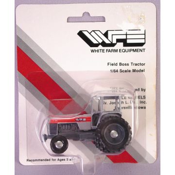 White - 2-180 - Field Boss 2WD red stripe - 1/64