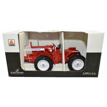 White - A4T-1400 - Plainsman 4WD Single wheels no cab - 1/16